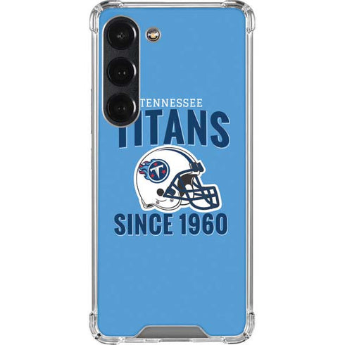 NFL Tennessee Titans Helmet Galaxy S23 Clear Case