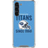 NFL Tennessee Titans Helmet Galaxy S23 Plus Clear Case