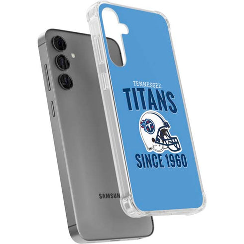 NFL Tennessee Titans Helmet Galaxy S24 Plus Clear Case