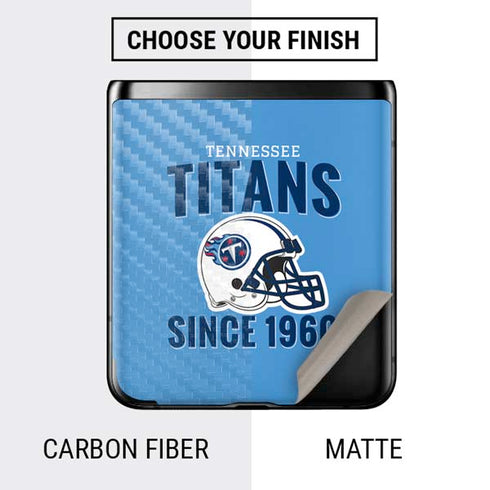 NFL Tennessee Titans Helmet Galaxy Z Flip Skin