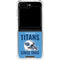 NFL Tennessee Titans Helmet Galaxy Z Flip5 5G Clear Case