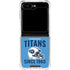 NFL Tennessee Titans Helmet Galaxy Z Flip5 5G Clear Case