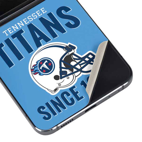 NFL Tennessee Titans Helmet Galaxy Z Flip5 5G Skin