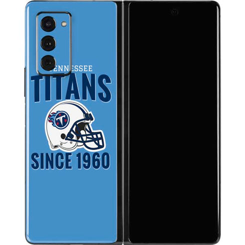 NFL Tennessee Titans Helmet Galaxy Z Fold2 5G Skin