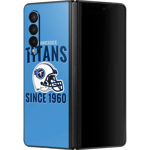 NFL Tennessee Titans Helmet Galaxy Z Fold3 5G Skin