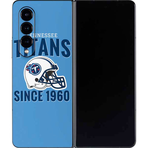 NFL Tennessee Titans Helmet Galaxy Z Fold4 5G Skin