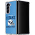 NFL Tennessee Titans Helmet Galaxy Z Fold5 5G Clear Case