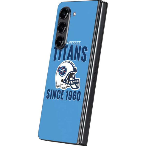 NFL Tennessee Titans Helmet Galaxy Z Fold5 5G Skin