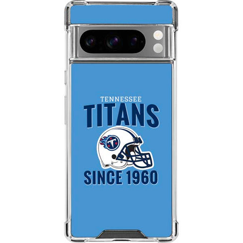 NFL Tennessee Titans Helmet Google Pixel 8 Pro Clear Case