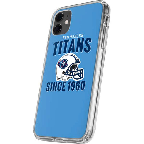 NFL Tennessee Titans Helmet iPhone 11 Clear Case