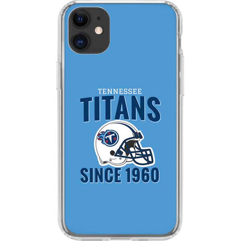 NFL Tennessee Titans Helmet iPhone 11 Clear Case