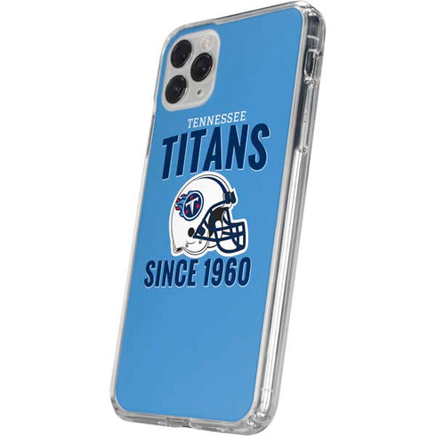 NFL Tennessee Titans Helmet iPhone 11 Pro Clear Case