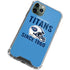 NFL Tennessee Titans Helmet iPhone 11 Pro Max Clear Case