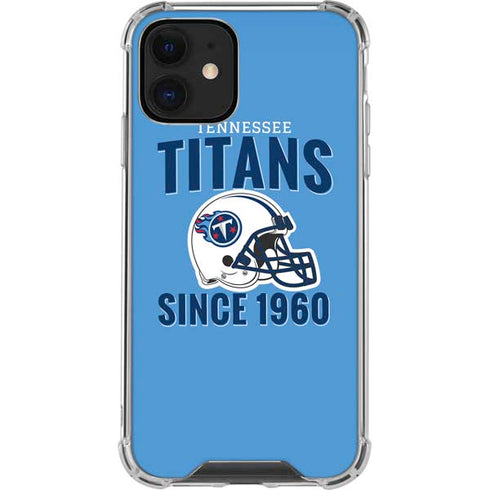 NFL Tennessee Titans Helmet iPhone 12 Mini Clear Case