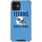 NFL Tennessee Titans Helmet iPhone 12 Mini Clear Case