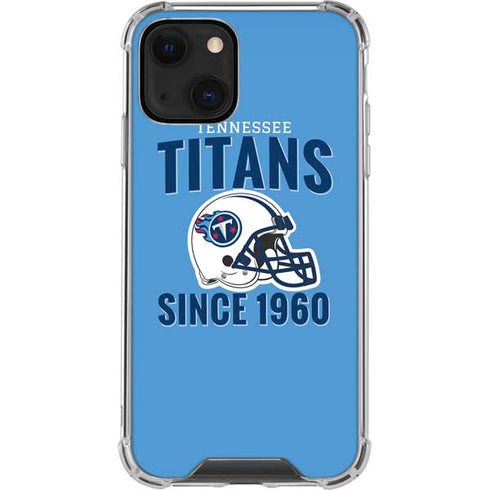 NFL Tennessee Titans Helmet iPhone 14 Plus Clear Case
