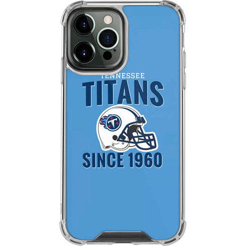 NFL Tennessee Titans Helmet iPhone 14 Pro Max Clear Case