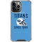 NFL Tennessee Titans Helmet iPhone 14 Pro Max Clear Case