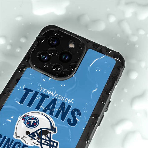 NFL Tennessee Titans Helmet iPhone 15 Pro Waterproof Case