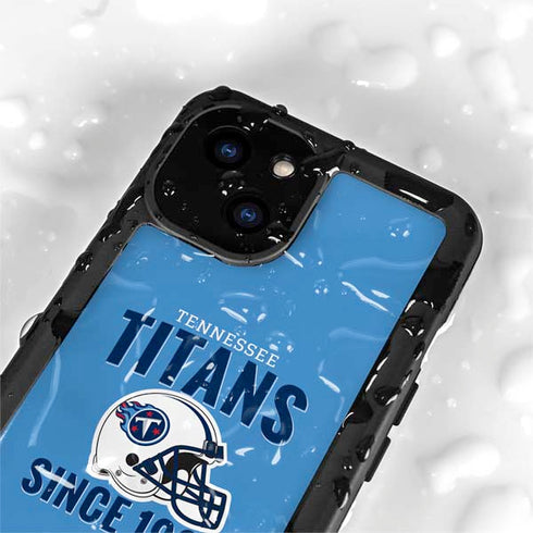 NFL Tennessee Titans Helmet iPhone 15 Waterproof Case