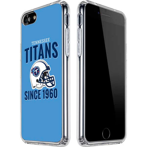 NFL Tennessee Titans Helmet iPhone SE (2nd & 3rd Gen) Clear Case