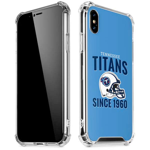NFL Tennessee Titans Helmet iPhone XS Max Clear Case