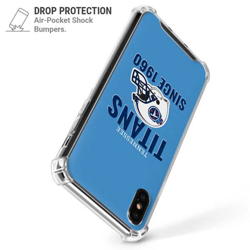 NFL Tennessee Titans Helmet iPhone XS Max Clear Case