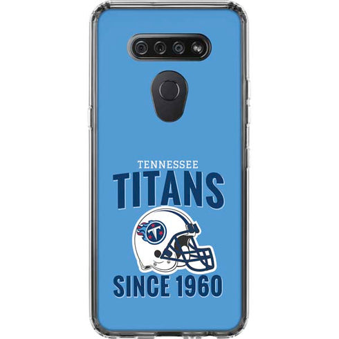 NFL Tennessee Titans Helmet LG K51/Q51 Clear Case