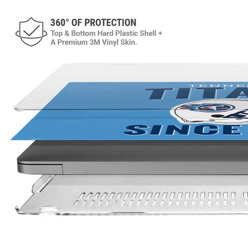 NFL Tennessee Titans Helmet MacBook Pro 16in (2021-25) Case plus Skin