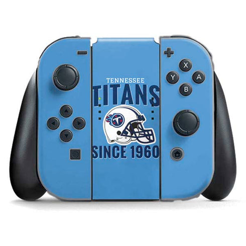 NFL Tennessee Titans Helmet Nintendo Switch (2017-2021) Joy-Con Controller Skin