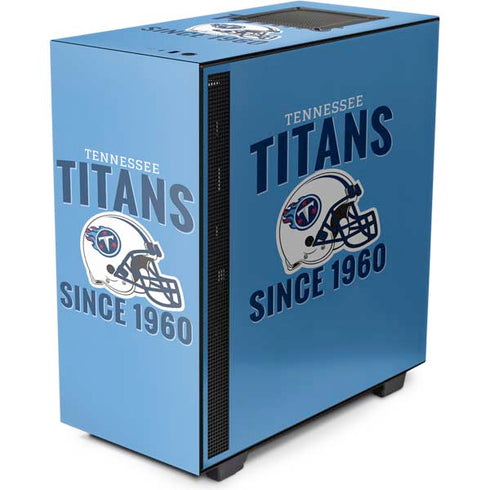 NFL Tennessee Titans Helmet NZXT H510 Compact ATX Mid-Tower Case Skin