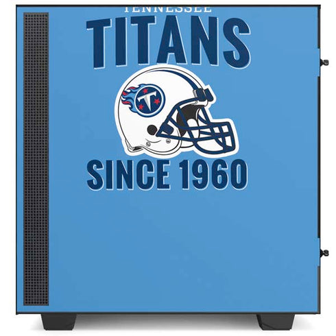 NFL Tennessee Titans Helmet NZXT H510 Compact ATX Mid-Tower Case Skin