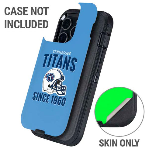 NFL Tennessee Titans Helmet Otterbox Defender iPhone Skin