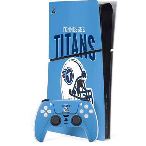 NFL Tennessee Titans Helmet PS5 Slim Digital Edition Console Skin