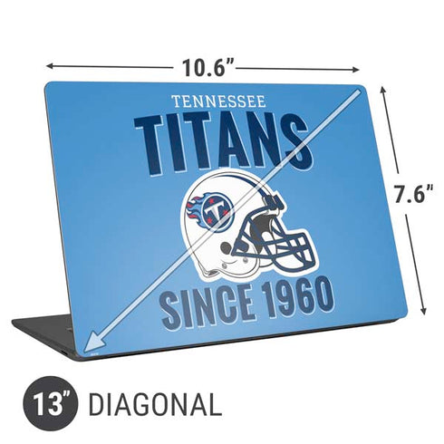 NFL Tennessee Titans Helmet Universal Laptop 13in (10.6 x 7.6in) Skin
