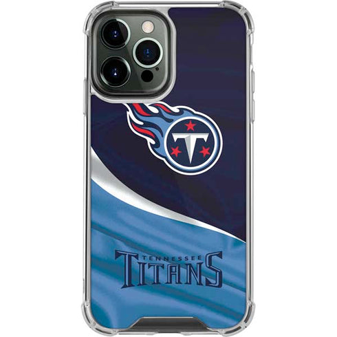 NFL Tennessee Titans iPhone 14 Pro Max Clear Case