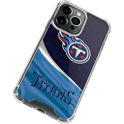 NFL Tennessee Titans iPhone 14 Pro Max Clear Case