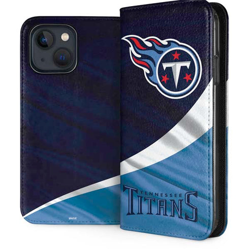 NFL Tennessee Titans iPhone 15 Plus Folio Case