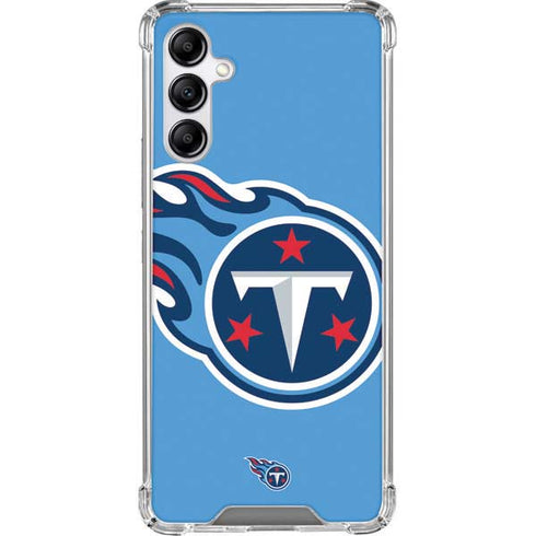 NFL Tennessee Titans Large Logo Galaxy A14 5G Clear Case