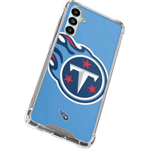 NFL Tennessee Titans Large Logo Galaxy A14 5G Clear Case
