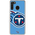 NFL Tennessee Titans Large Logo Galaxy A21 Clear Case