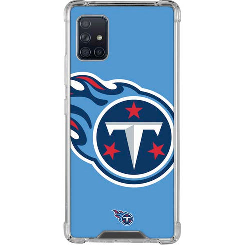 NFL Tennessee Titans Large Logo Galaxy A51 5G Clear Case