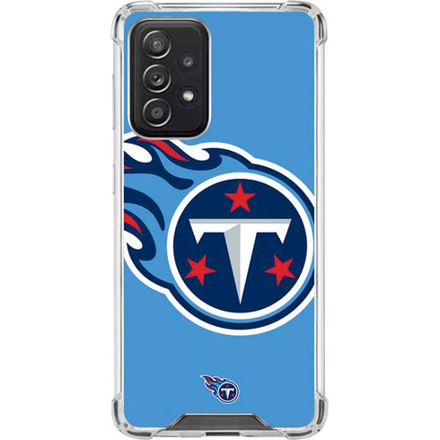 NFL Tennessee Titans Large Logo Galaxy A52 5G Clear Case