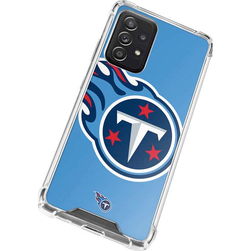 NFL Tennessee Titans Large Logo Galaxy A52 5G Clear Case