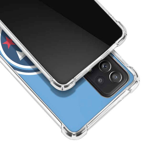 NFL Tennessee Titans Large Logo Galaxy A52 5G Clear Case