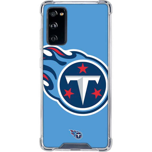 NFL Tennessee Titans Large Logo Galaxy S20 FE Clear Case