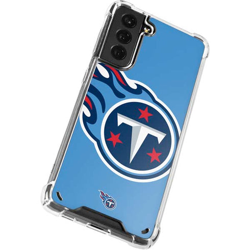 NFL Tennessee Titans Large Logo Galaxy S21 5G Clear Case
