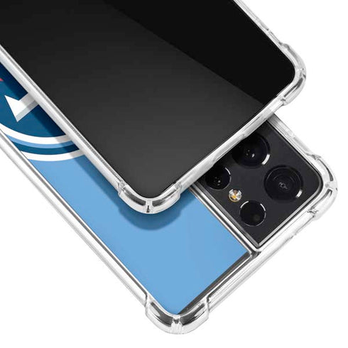 NFL Tennessee Titans Large Logo Galaxy S21 Ultra 5G Clear Case