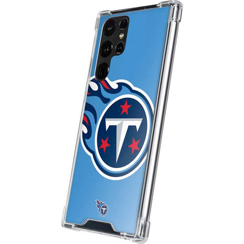 NFL Tennessee Titans Large Logo Galaxy S22 Ultra Clear Case