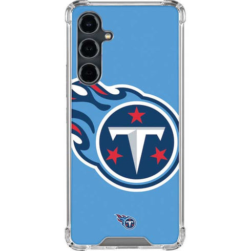 NFL Tennessee Titans Large Logo Galaxy S23 FE Clear Case